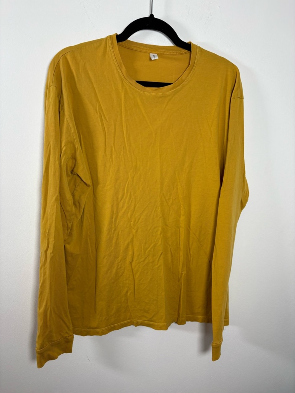 KOTN Long Sleeve Crewneck in Mustard Yellow